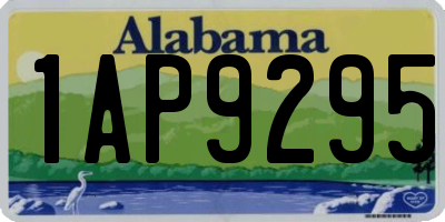 AL license plate 1AP9295