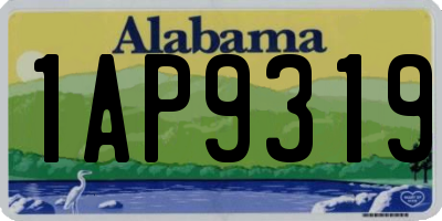 AL license plate 1AP9319