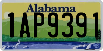 AL license plate 1AP9391