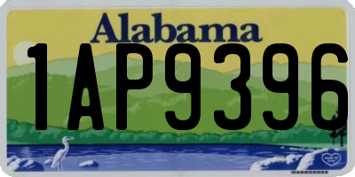 AL license plate 1AP9396