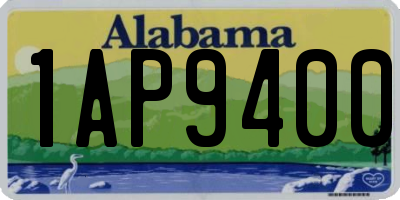 AL license plate 1AP9400