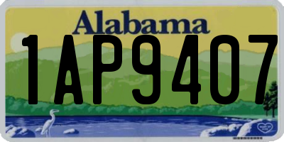 AL license plate 1AP9407