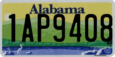 AL license plate 1AP9408