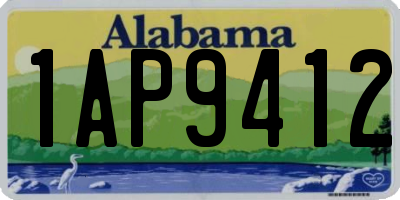 AL license plate 1AP9412