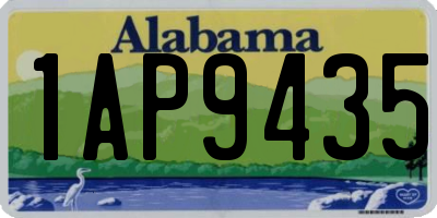 AL license plate 1AP9435