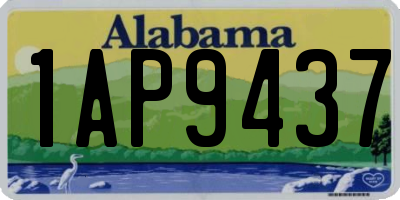 AL license plate 1AP9437