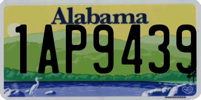 AL license plate 1AP9439