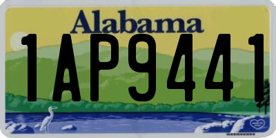 AL license plate 1AP9441