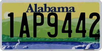 AL license plate 1AP9442
