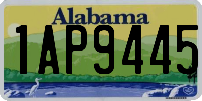 AL license plate 1AP9445