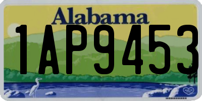 AL license plate 1AP9453
