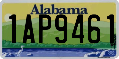 AL license plate 1AP9461