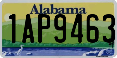 AL license plate 1AP9463