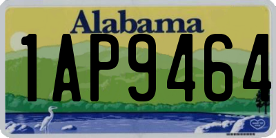AL license plate 1AP9464