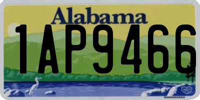 AL license plate 1AP9466