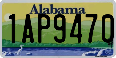 AL license plate 1AP9470