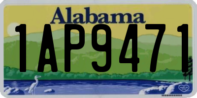 AL license plate 1AP9471