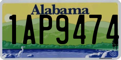 AL license plate 1AP9474