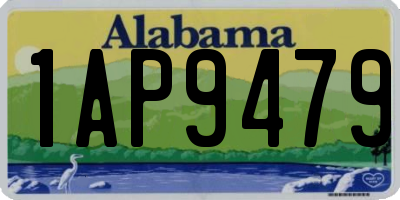 AL license plate 1AP9479
