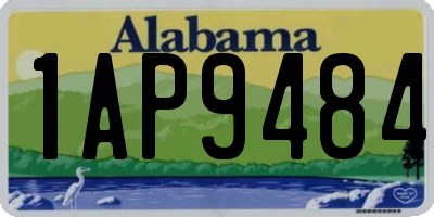 AL license plate 1AP9484