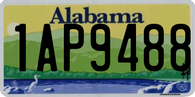 AL license plate 1AP9488