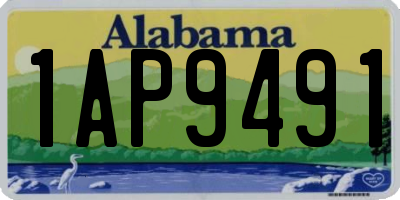 AL license plate 1AP9491