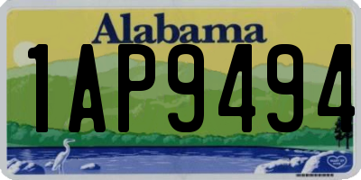 AL license plate 1AP9494