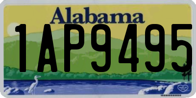 AL license plate 1AP9495