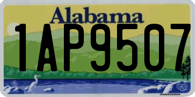 AL license plate 1AP9507