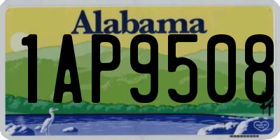 AL license plate 1AP9508