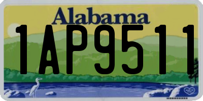 AL license plate 1AP9511