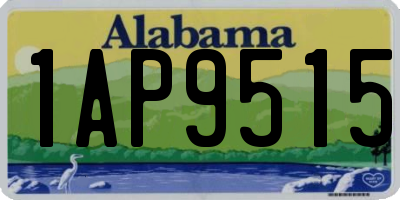 AL license plate 1AP9515