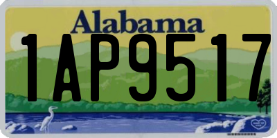 AL license plate 1AP9517