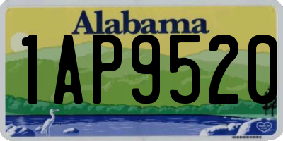AL license plate 1AP9520
