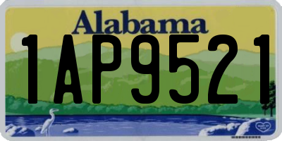 AL license plate 1AP9521