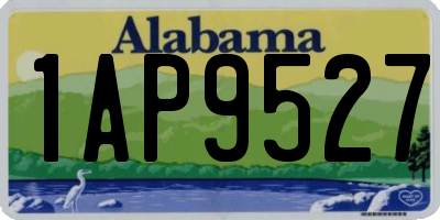 AL license plate 1AP9527