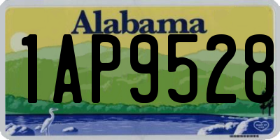 AL license plate 1AP9528