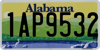 AL license plate 1AP9532