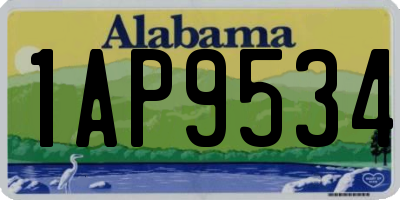AL license plate 1AP9534