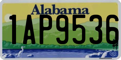 AL license plate 1AP9536