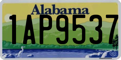AL license plate 1AP9537