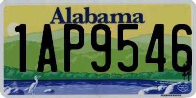 AL license plate 1AP9546