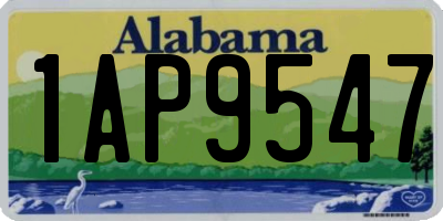 AL license plate 1AP9547