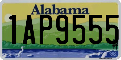 AL license plate 1AP9555