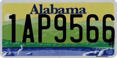 AL license plate 1AP9566