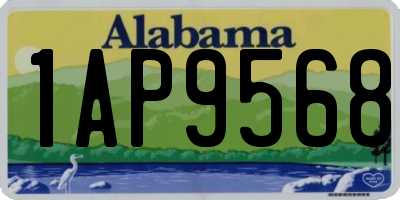 AL license plate 1AP9568