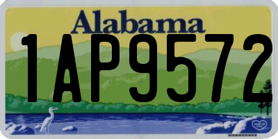 AL license plate 1AP9572