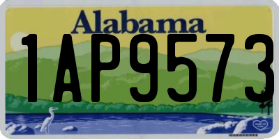 AL license plate 1AP9573