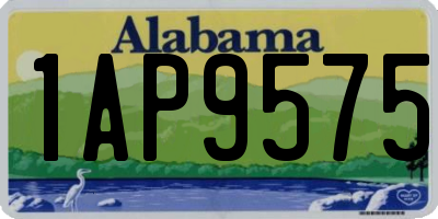 AL license plate 1AP9575