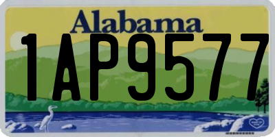 AL license plate 1AP9577